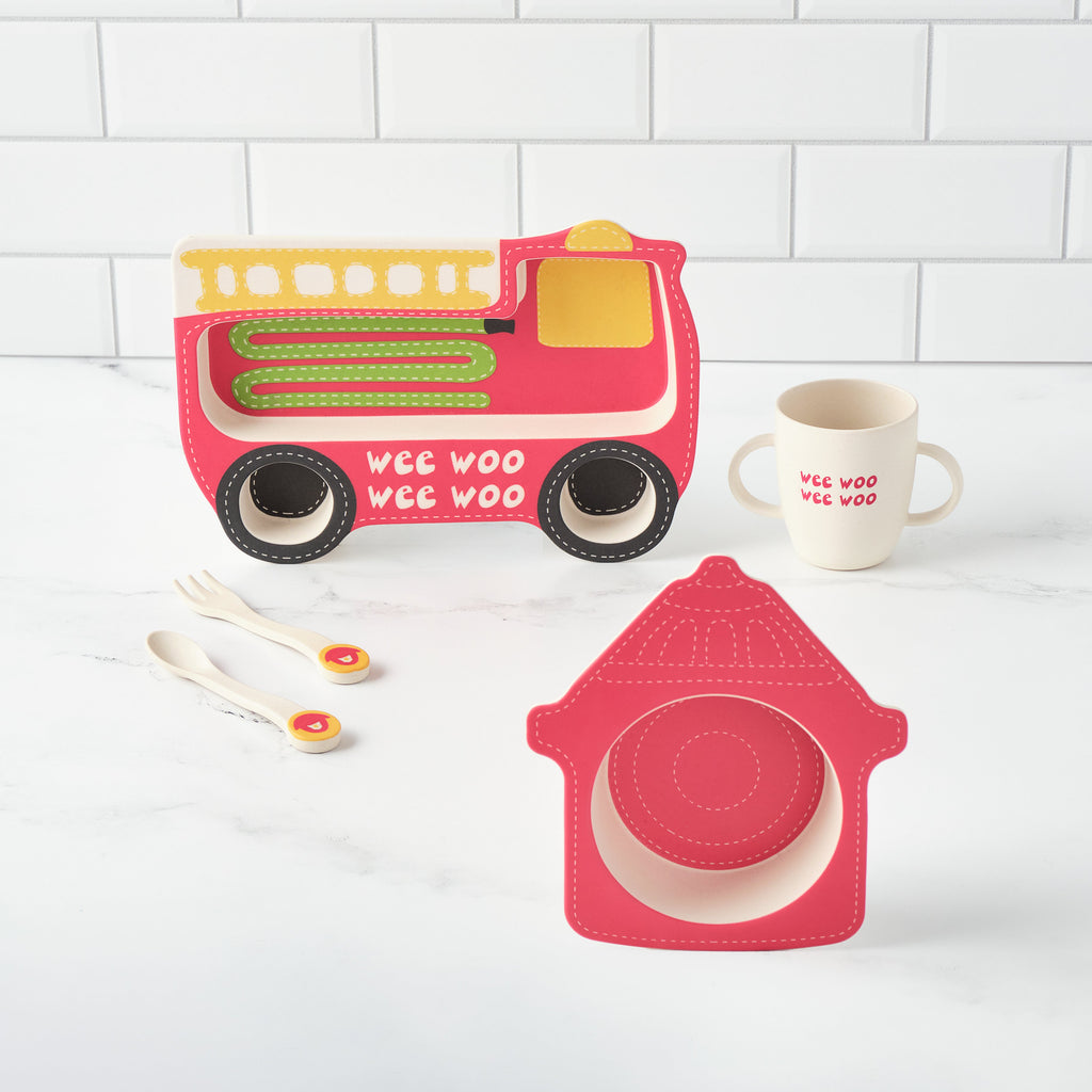 Firefighter Shaped Dinner Set - anydaydirect