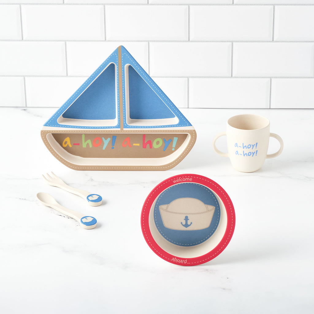 Sailboat Shaped Dinner Set - anydaydirect