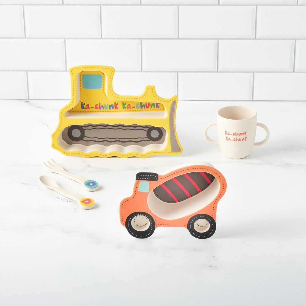 Construction Shaped Dinner Set - anydaydirect