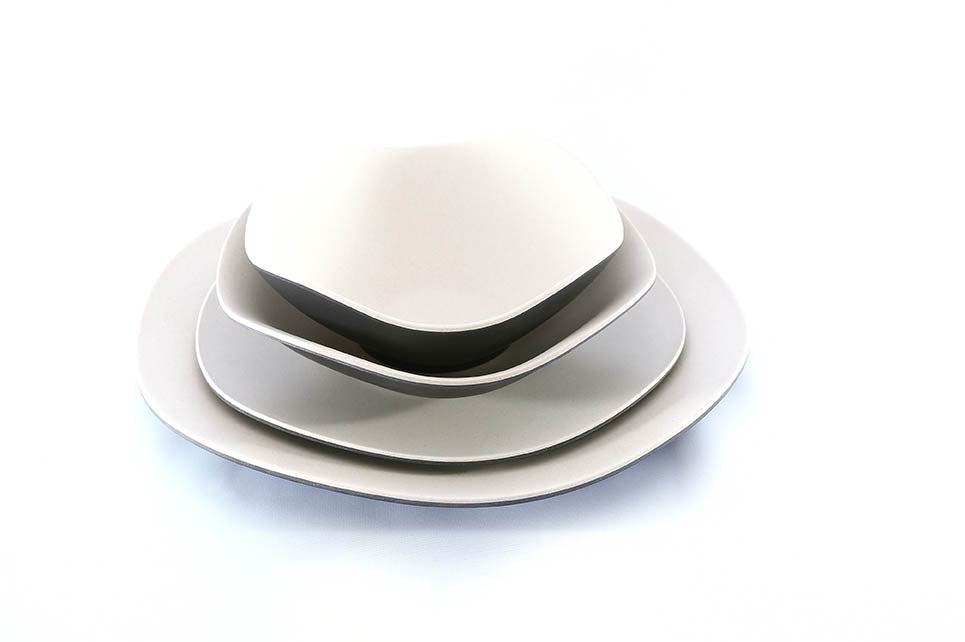 Curve Dinner Set Graphite - anydaydirect